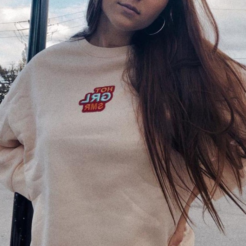 Megan the stallion hot girl summer logo on a crewneck